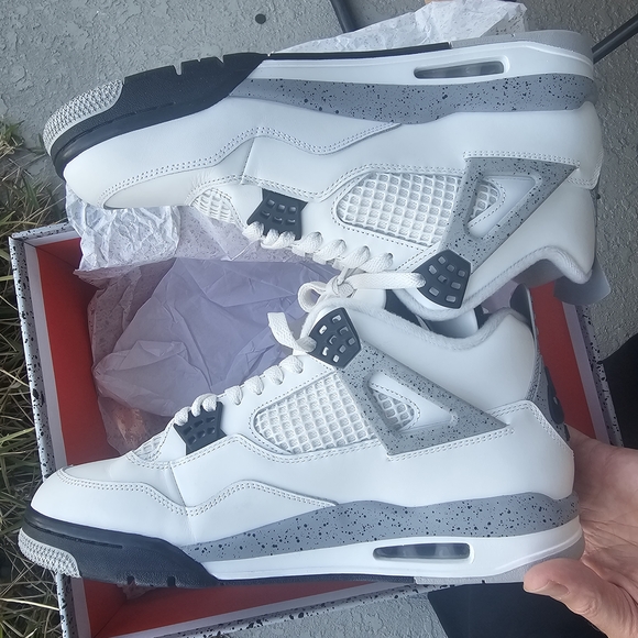 Size 11.5 - Air Jordan 4 Retro OG 2025 White Cement main image 8